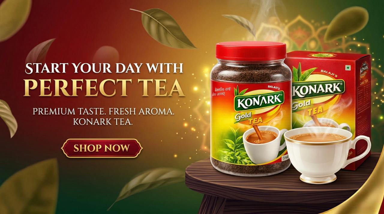 Konark Tea hero banner